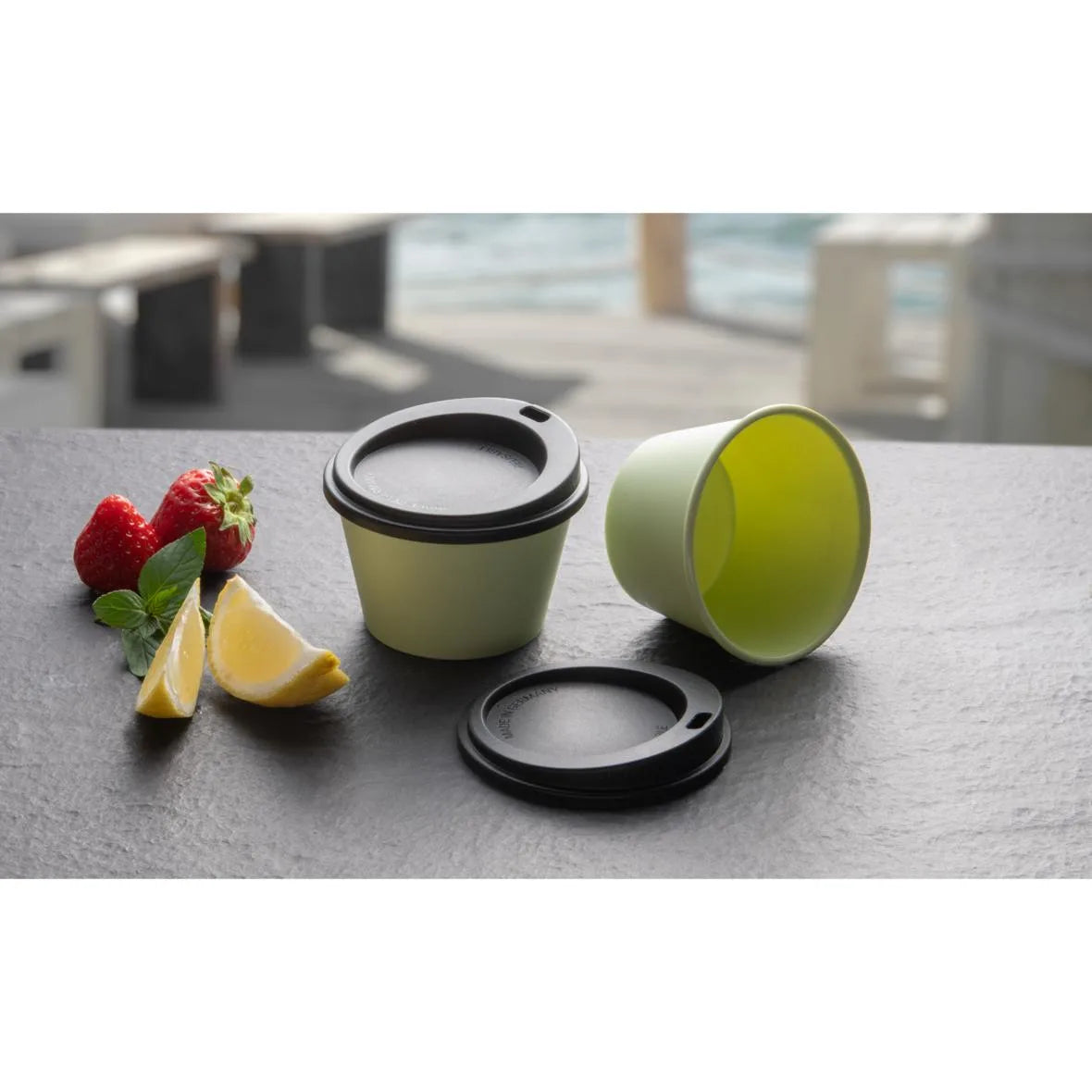Mehrweg-Kaffeebecher ToGo, PP, 100ml, Ø79x49mm - Better-Pack UG