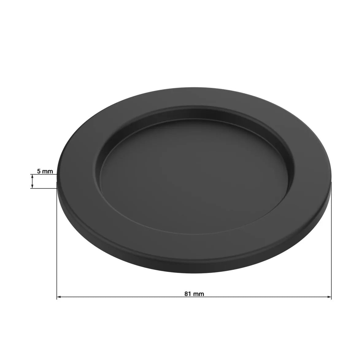 Mehrweg-Deckel für Mehrweg-Dipbecher ToGoPlus, PE, schwarz - Better-Pack UG