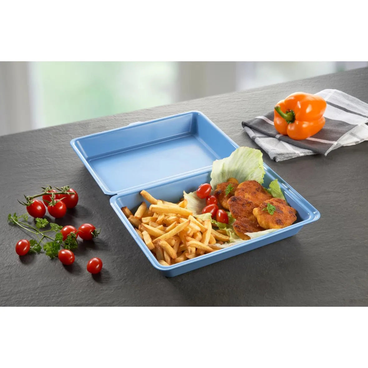 Mehrweg-Menüboxen ToGo, XL, 290x210x84mm, ungeteilt - Better-Pack UG