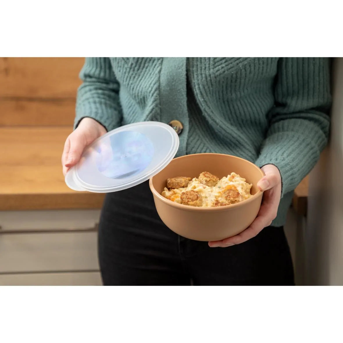 Mehrweg-Food-Bowl ToGo inkl. Deckel, Classic, 1000ml, Ø168x82mm - Better-Pack UG