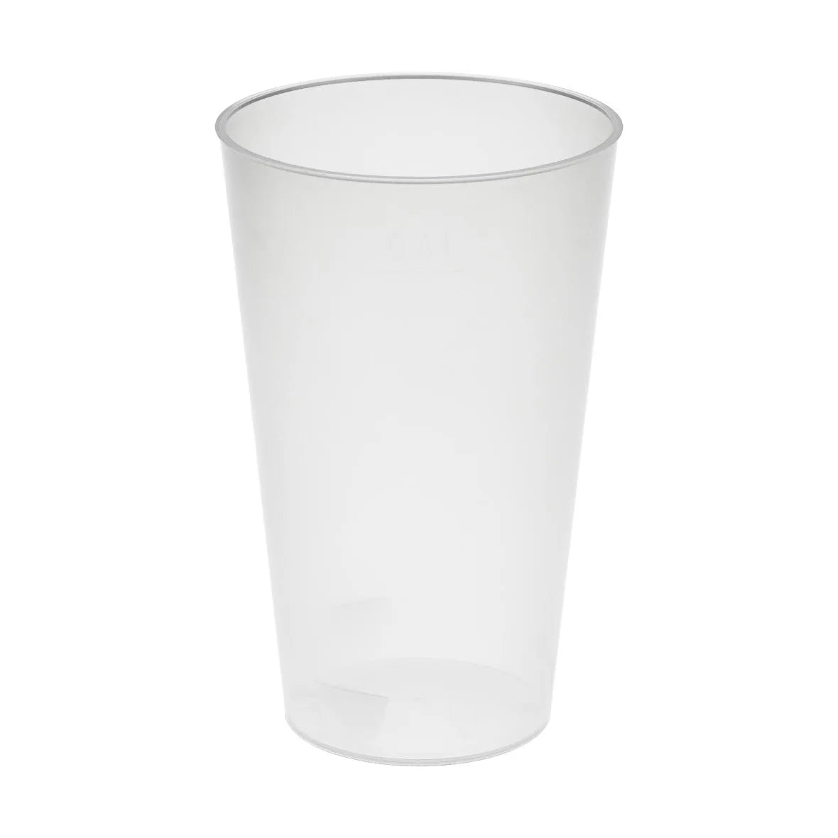 Mehrweg-Trinkbecher "Vital", transparent-milchig - Better-Pack UG