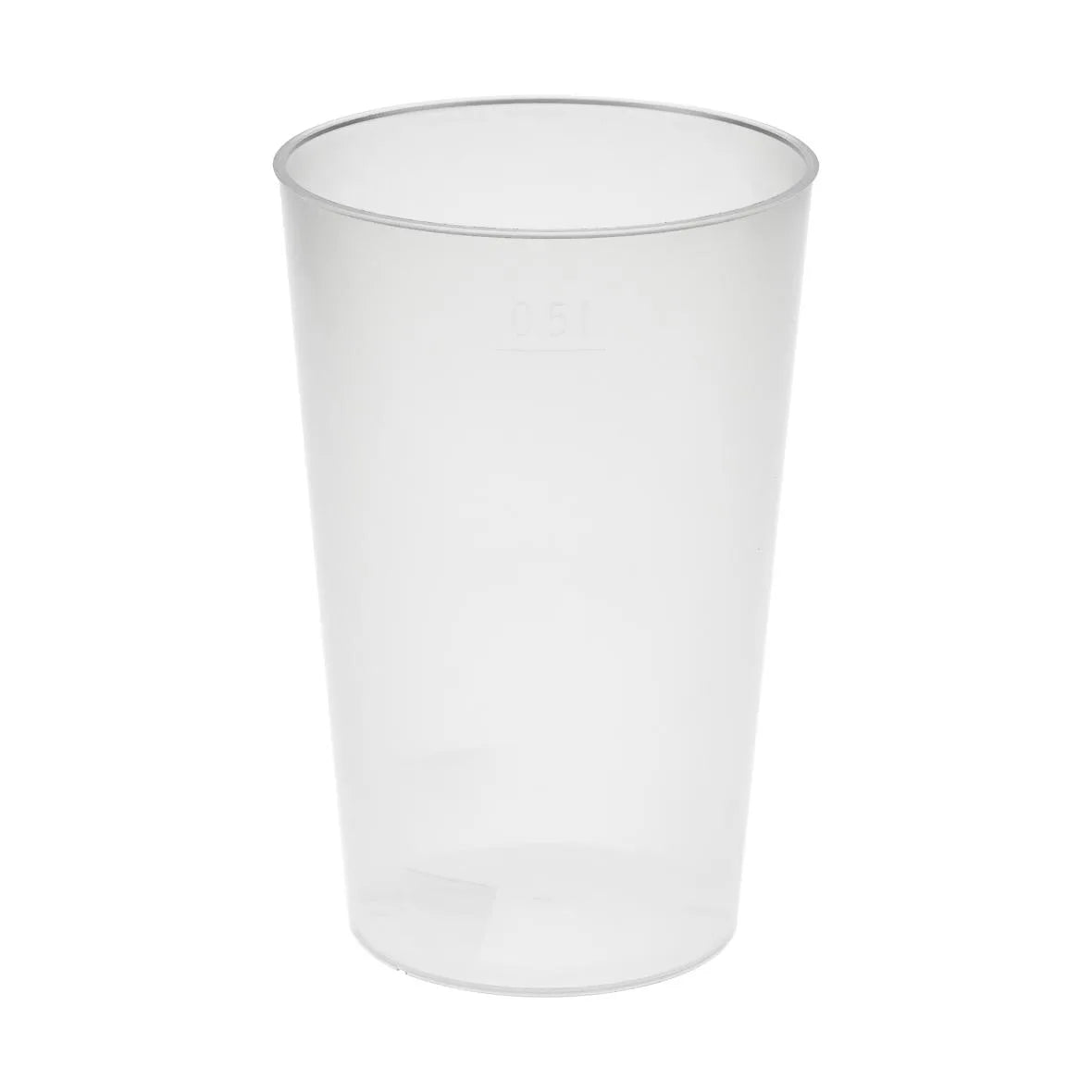 Mehrweg-Trinkbecher "Vital", transparent-milchig - Better-Pack UG