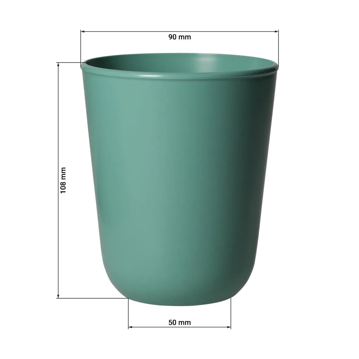Mehrweg-Trinkbecher ToGo "Tivoli", Kunststoff, 350ml, Ø90x110mm - Better-Pack UG