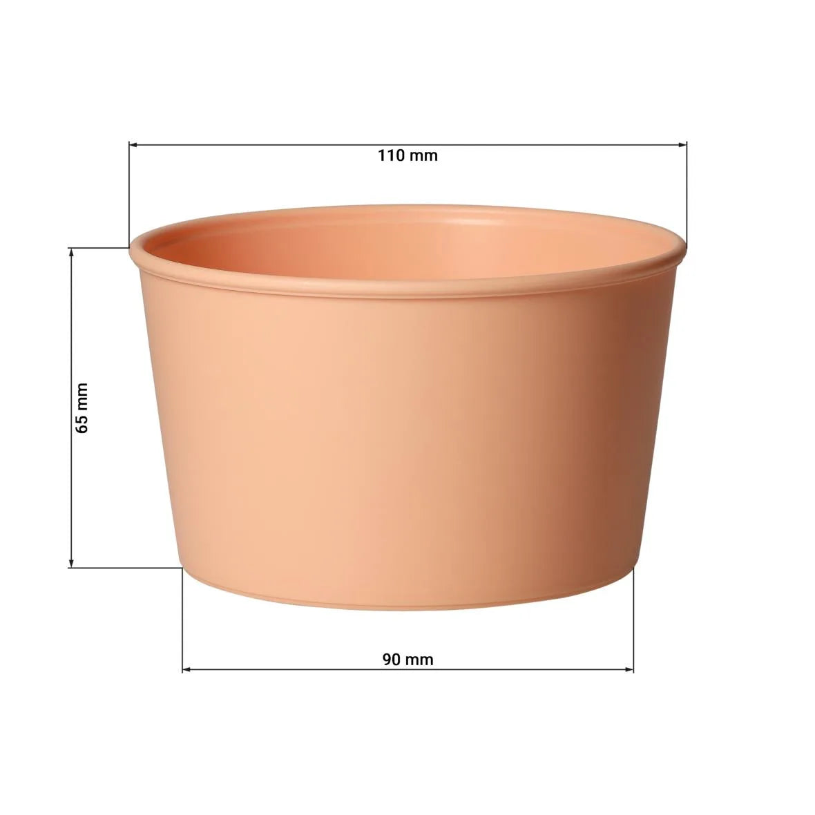 Mehrwegbecher ToGo "Nature", 460 ml, Ø112x66mm - Better-Pack UG