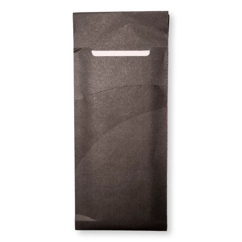 Serviettentaschen "Gourmet Gastro", 85x200mm, mit Tissue-Serviette, 33x33cm, 2-lagig - Better-Pack UG