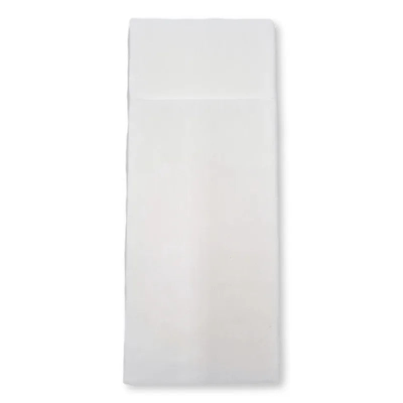 Serviettentaschen / Besteckservietten Premium Airlaid weiß 33x40cm Serviettentaschen / Besteckservietten Premium Airlaid weiß 33x40cm