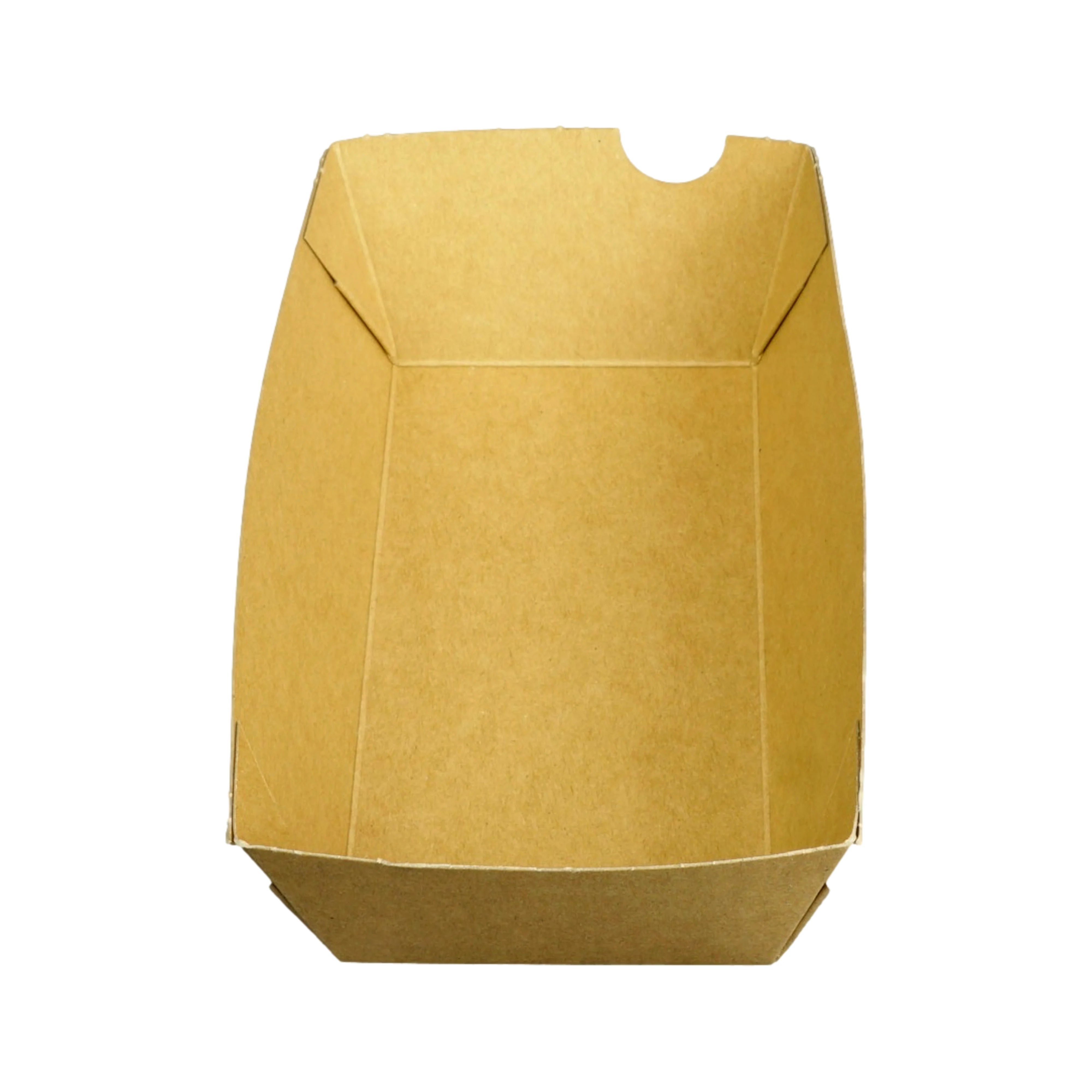 Snackschalen "Bio", Karton, 138,5x68x45mm, braun - Better-Pack UG