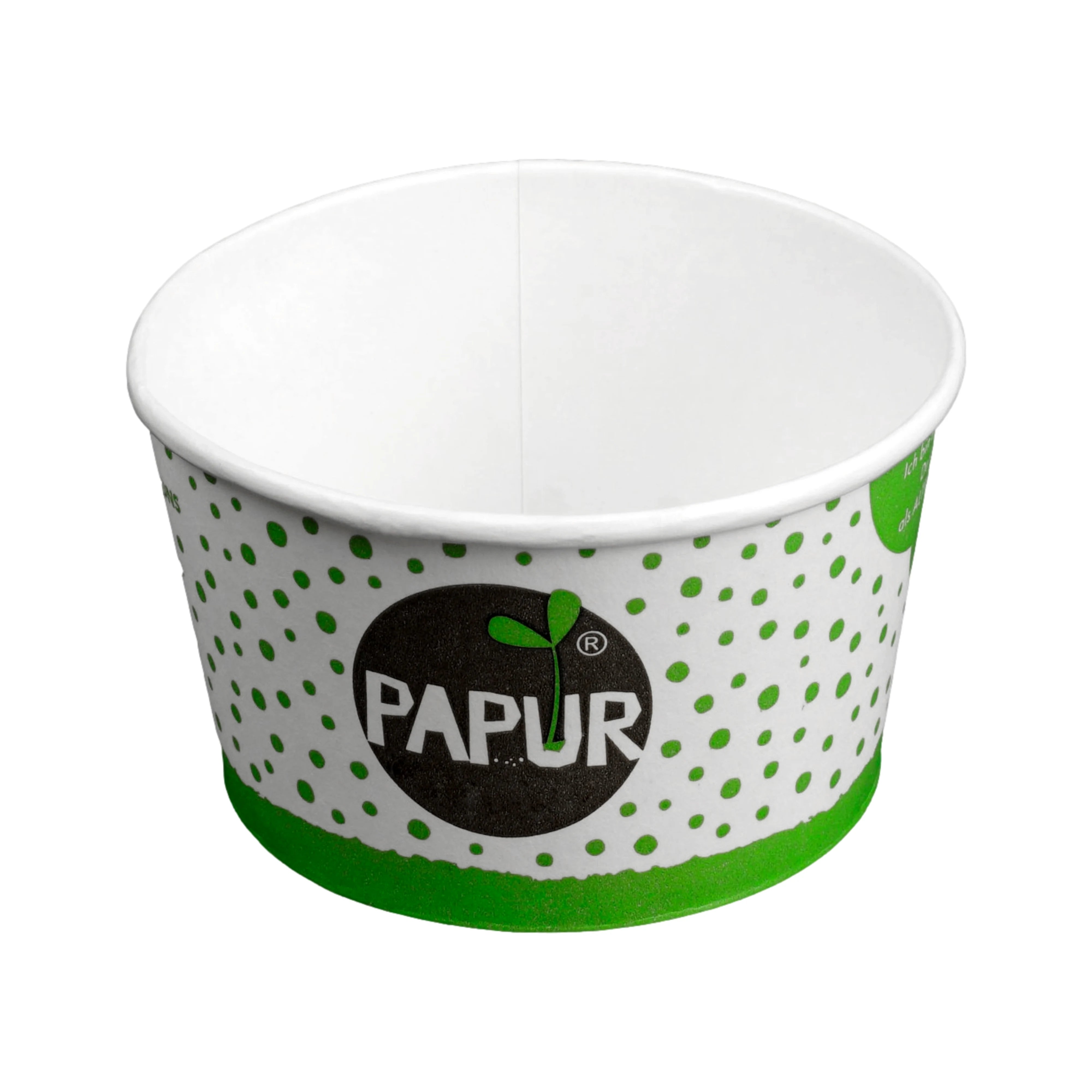 Eisbecher "Papur", Frischfaser, FSC, weiß - Better-Pack UG
