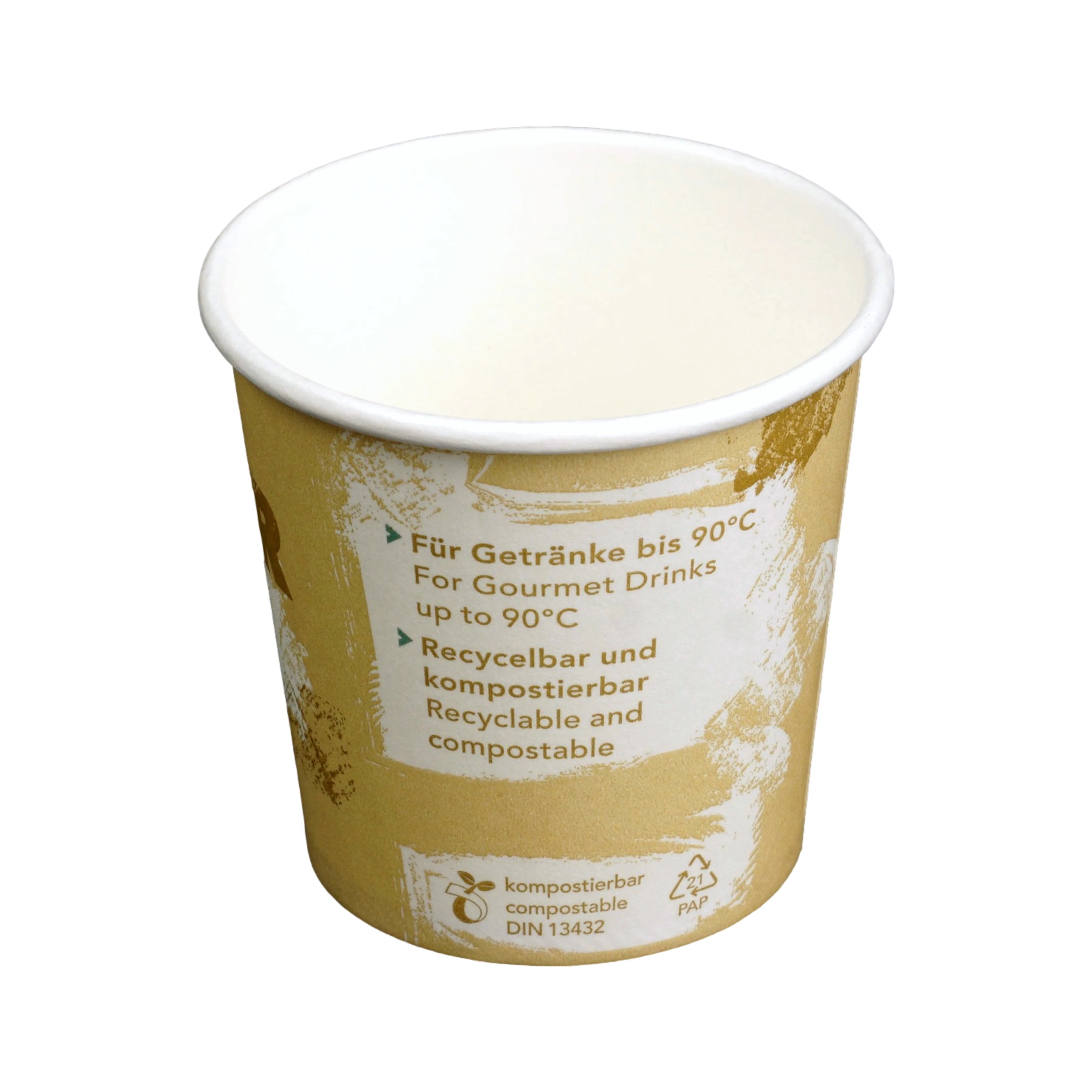 Kaffeebecher To Go "Just Paper", Karton, Neutraldruck - Better-Pack UG