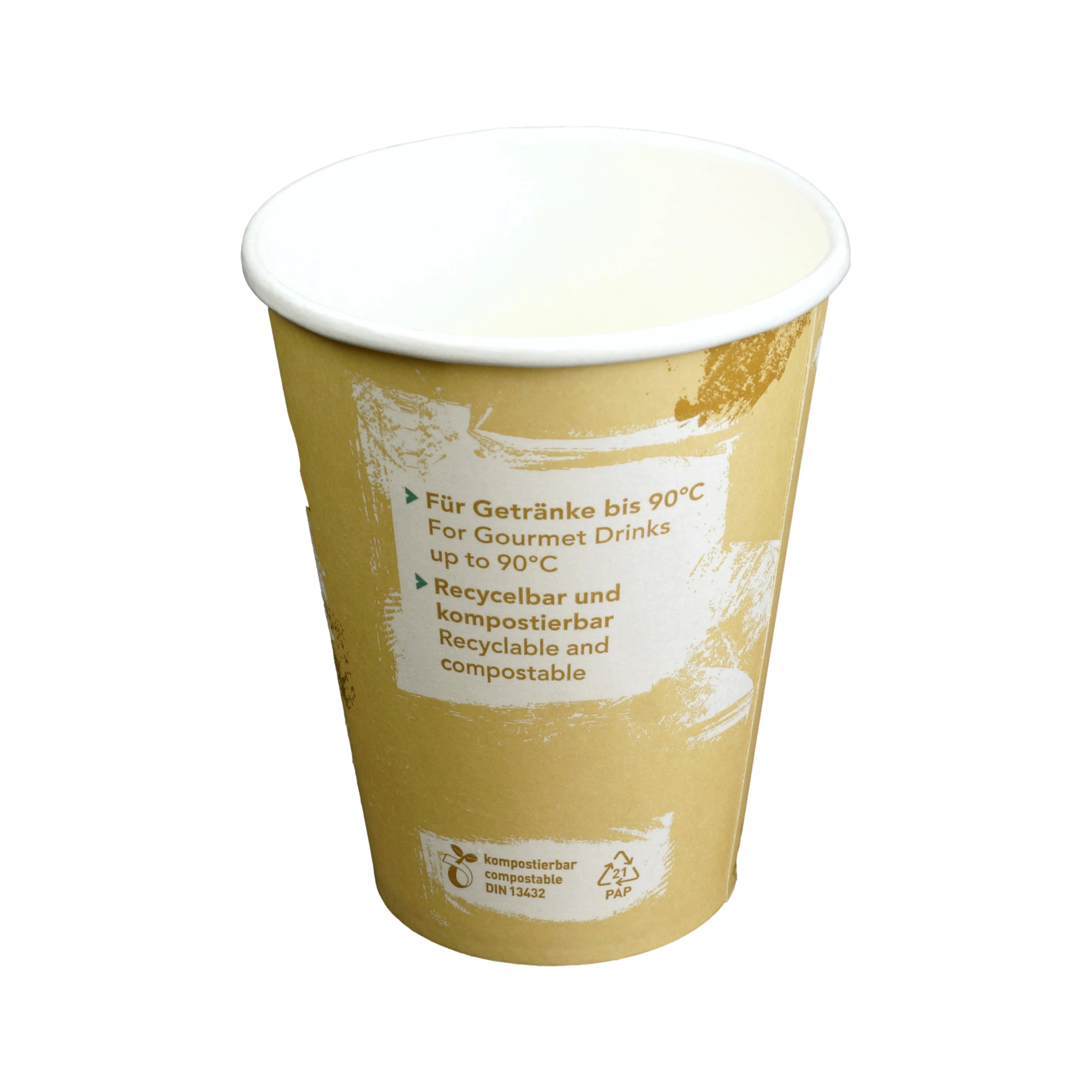 Kaffeebecher To Go "Just Paper", Karton, Neutraldruck - Better-Pack UG