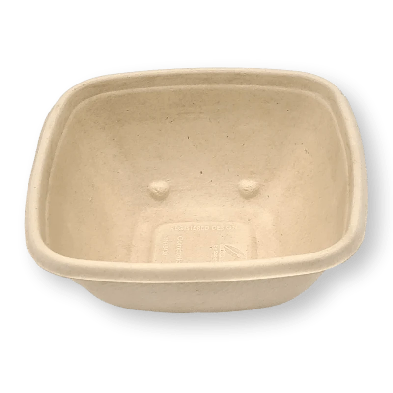 Salatschalen "BePulp", Bagasse, quadratisch - Better-Pack UG