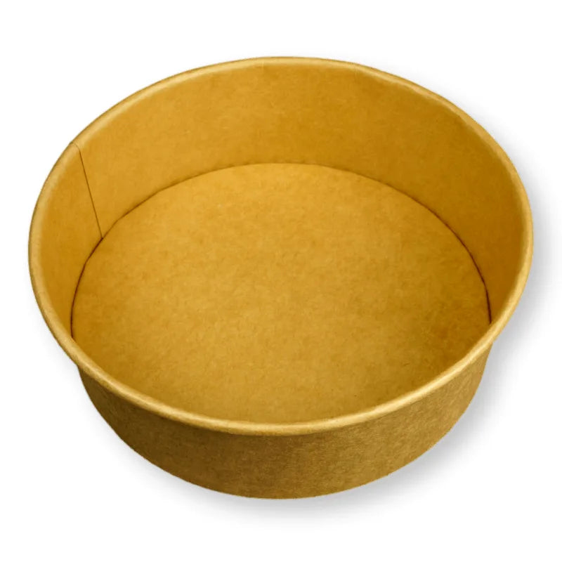 Salatschalen "Urban Leaf", Karton/Kraft, rund, braun - Better-Pack UG