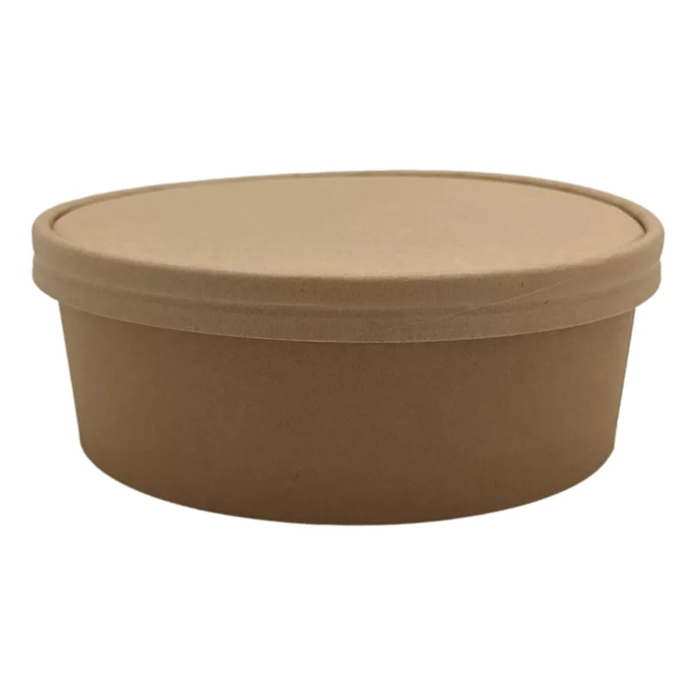Salatschalen "Just Paper", Karton/Kraft, ohne Beschichtung, braun - Better-Pack UG