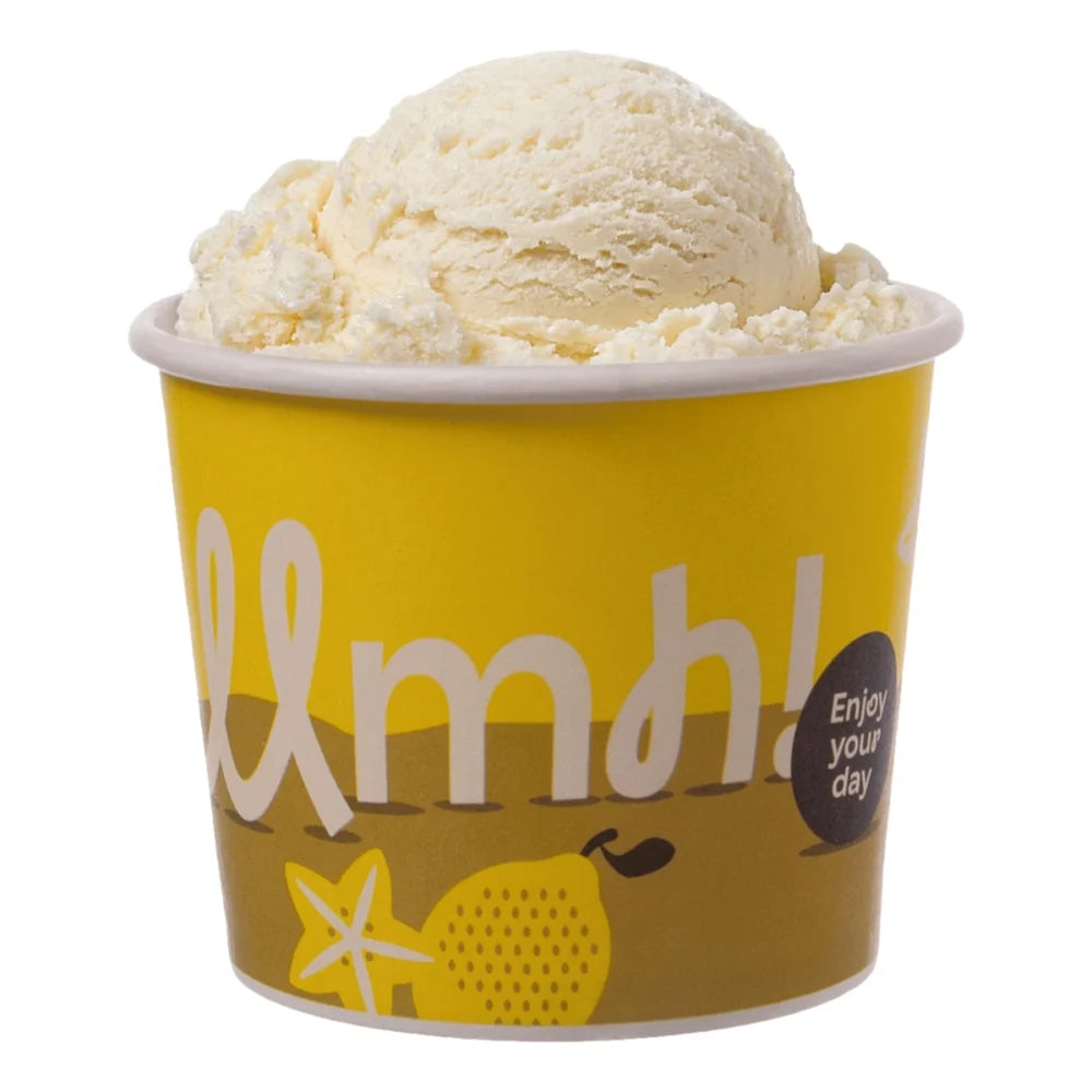 Eisbecher To Go "Früchte Top", Papier, Neutraldruck - 210ml