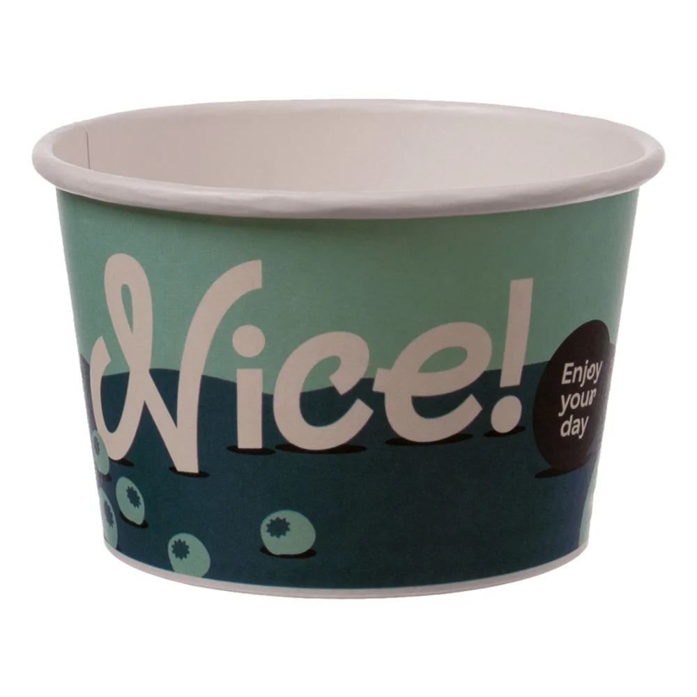 Eisbecher To Go "Früchte Top", Papier, Neutraldruck - 230ml