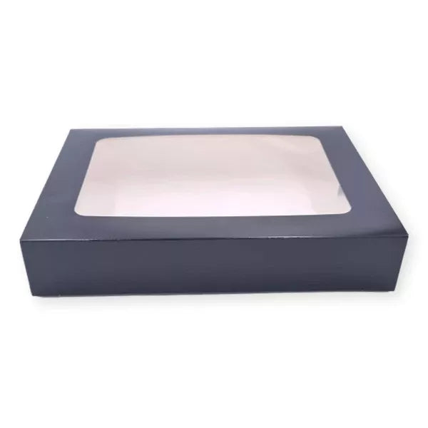Sushi-Boxen mit Fenster, Karton, schwarz - Better-Pack UG
