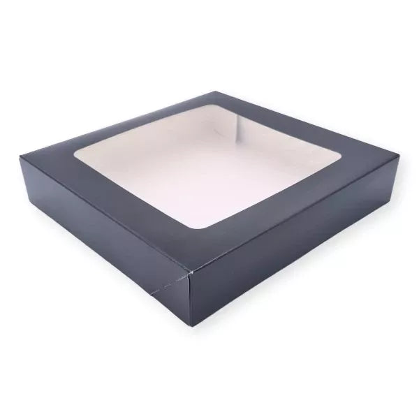 Sushi-Boxen mit Fenster, Karton, schwarz - Better-Pack UG
