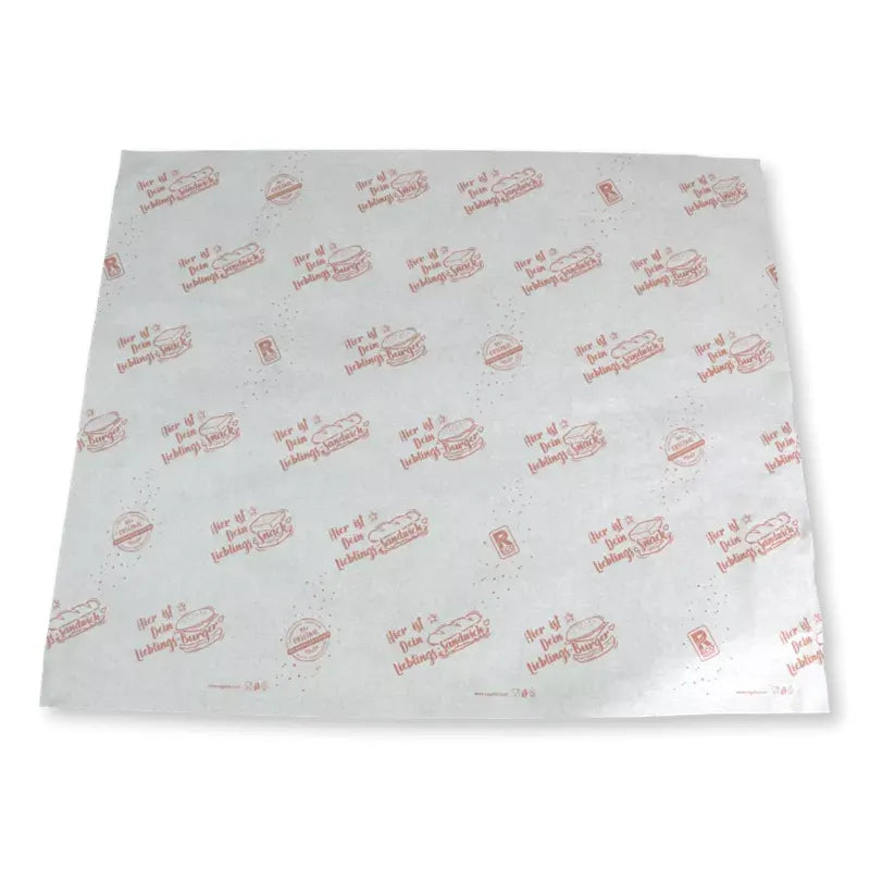 Hamburger-Papier "eco-friendly", rot - Better-Pack UG