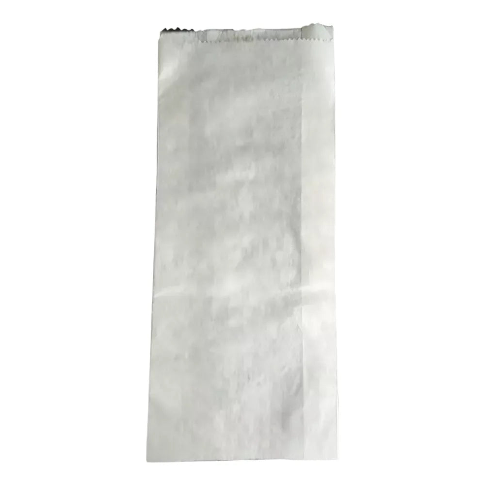 Bäckerfaltenbeutel, Papiermix (recycelt), gefädelt, weiß - Better-Pack UG