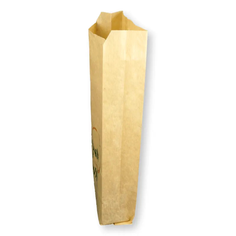 Bäckerfaltenbeutel "Gönn Dir was", Kraftpapier, gefädelt, braun - Better-Pack UG
