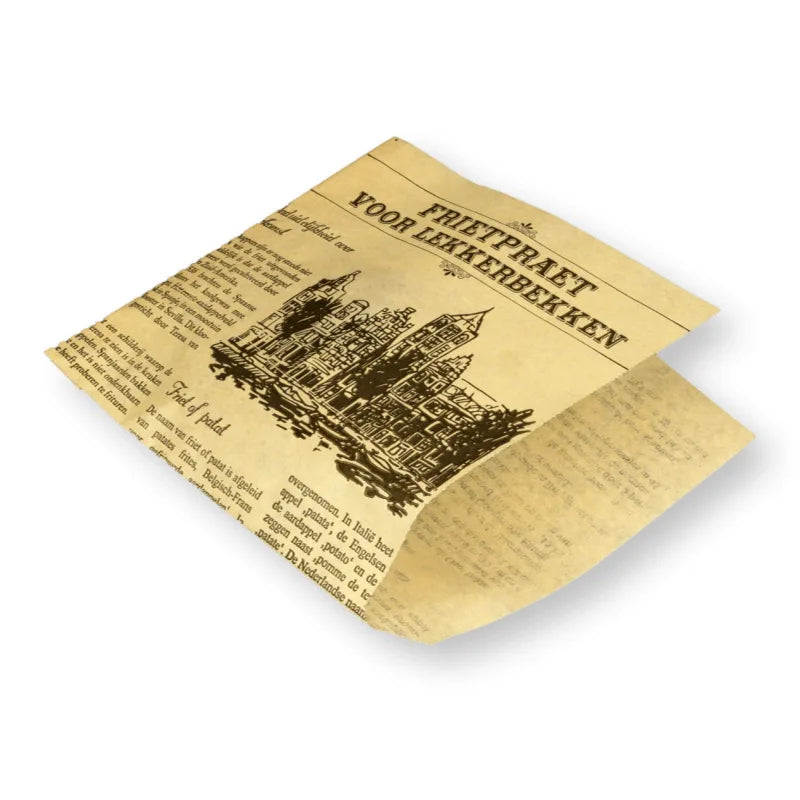 Snack-Taschen "Lekkerbekken", Pergament-Ersatz-Papier, 15x17cm - Better-Pack UG