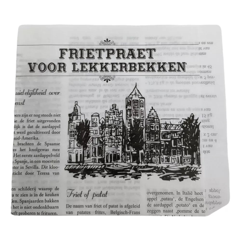 Snack-Taschen "Lekkerbekken", Pergament-Ersatz-Papier, 15x17cm - Better-Pack UG