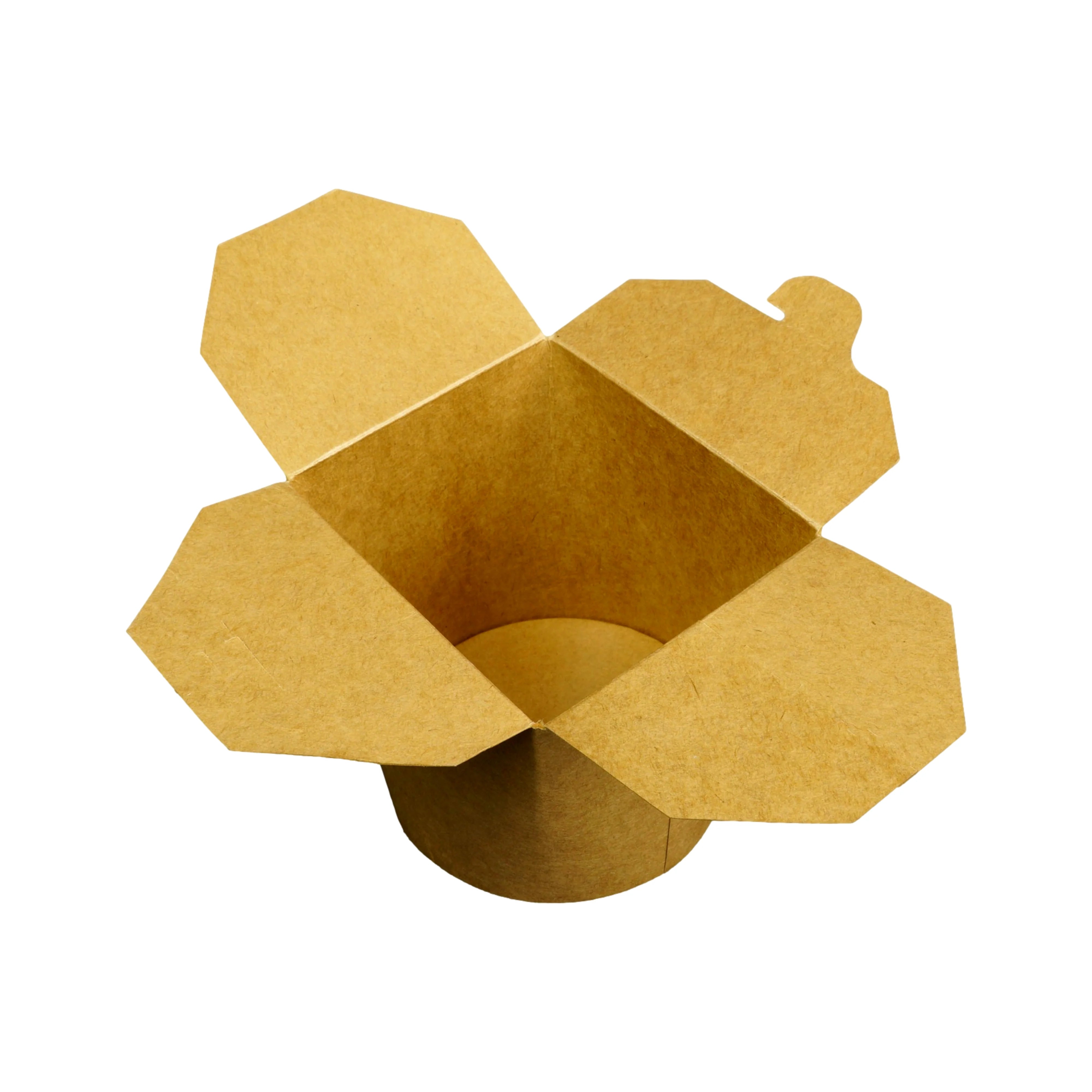 Dönerboxen/Nudelboxen (rund), Papier, braun - Better-Pack UG