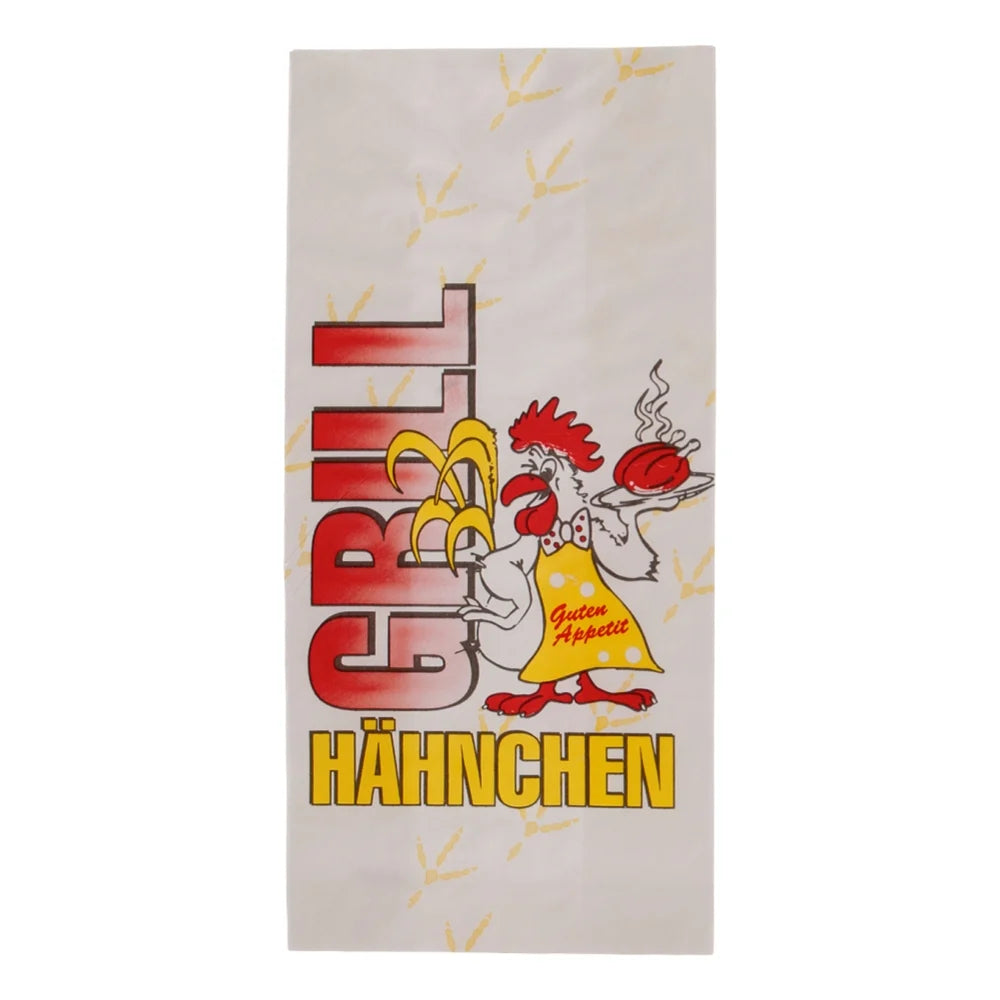 Hähnchenbeutel "Gockel", PE, weiß - 1/1 (130x80x270mm)