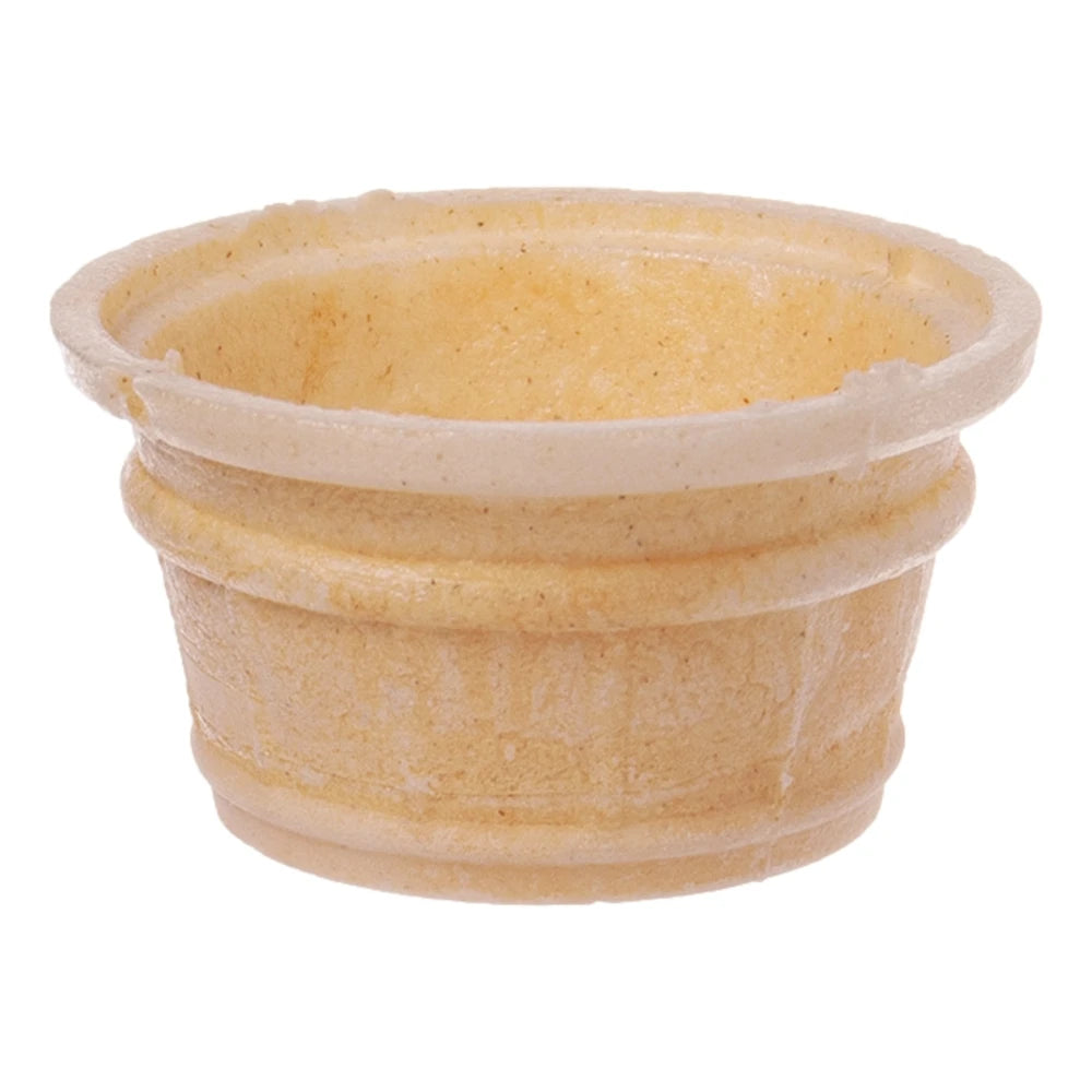 Waffelportionsbecher, Waffel, 25ml, rund