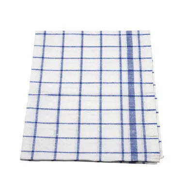 Geschirrtuch, Baumwolle, 50x70cm, blau-weiß - Better-Pack UG