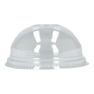 Dom-Deckel mit Loch, rPET, Ø 95mm, transparent - Better-Pack UG