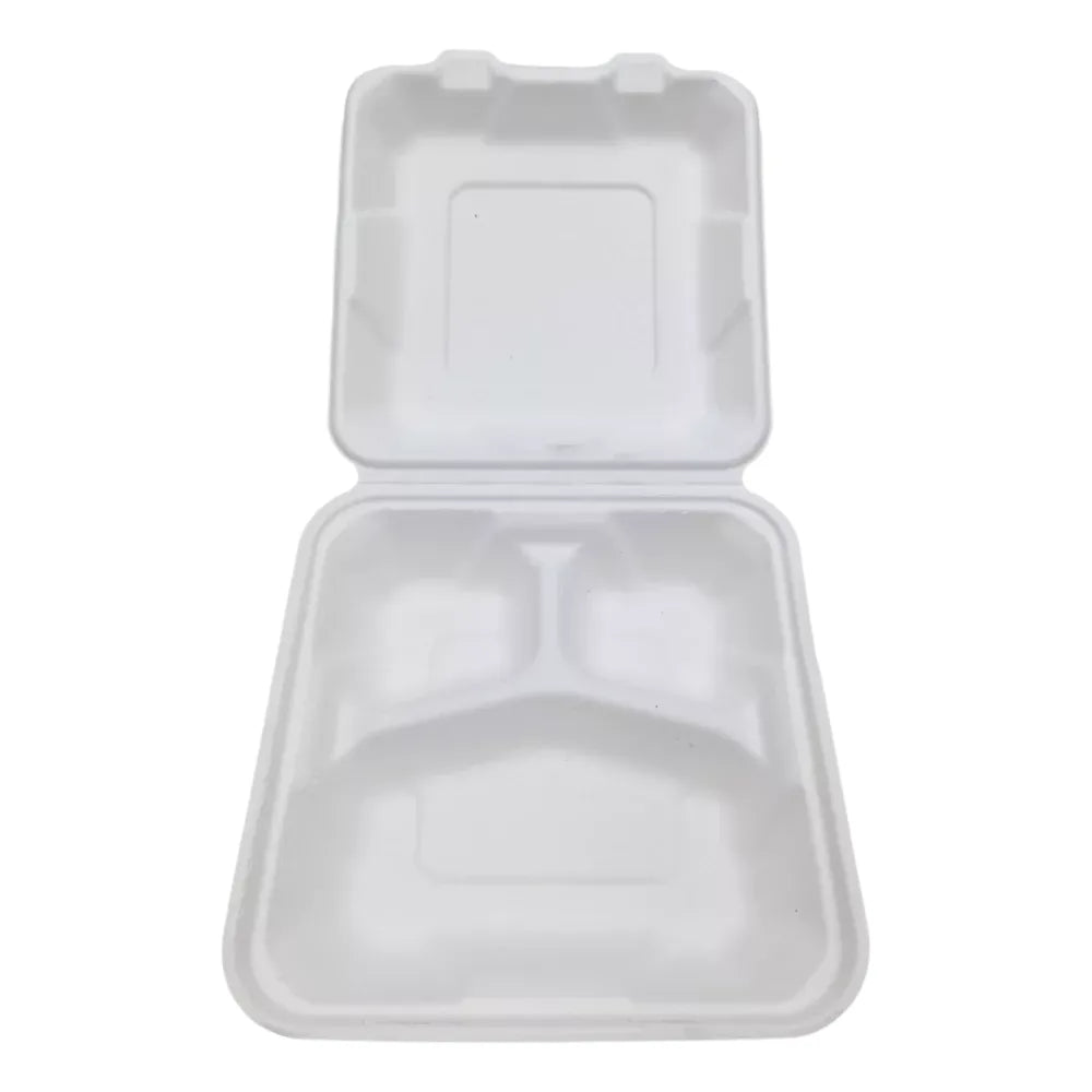 Menüboxen (groß), Fiber, 245x245x75mm, natur - Better-Pack UG