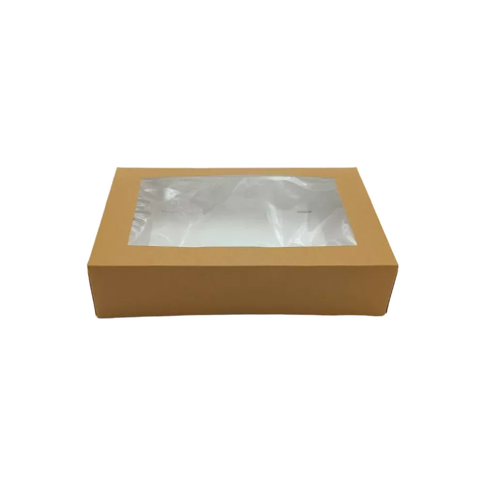 Transport-/Cateringkartons m. Sichtfenster, Papier, braun - Better-Pack UG