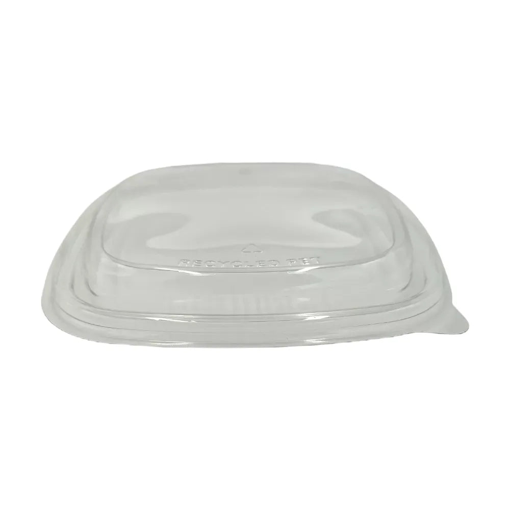 Deckel für Salatschalen To Go (900/1200ml, eckig), rPET, 170x170x19mm, transparent - Better-Pack UG