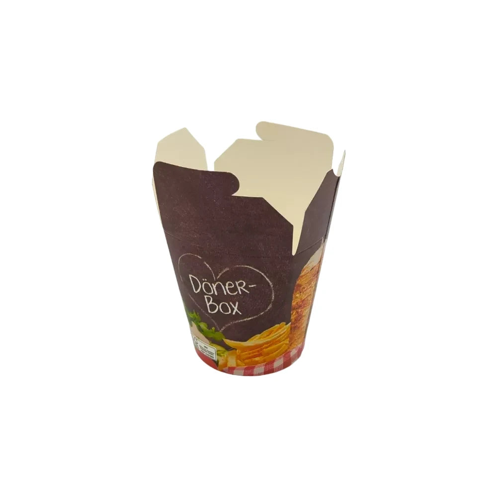 Dönerboxen (rund), Papier, Neutraldruck - Better-Pack UG