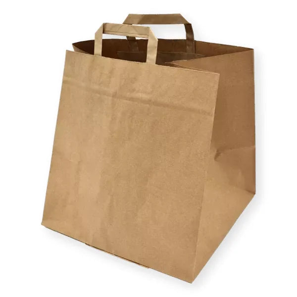 Papier-Tragetaschen, 36+31x36cm, 110g/m², braun - Better-Pack UG