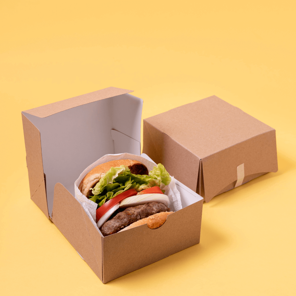Umweltfreundliche Burger Boxen biologisch Abbaubar
