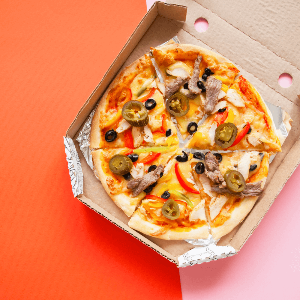 Pizzaschachteln - Damit die Pizza heiß & knusprig ankommt!