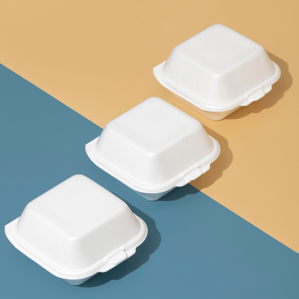 Menüschalen Einweg aus Bagasse/Zuckerrohr