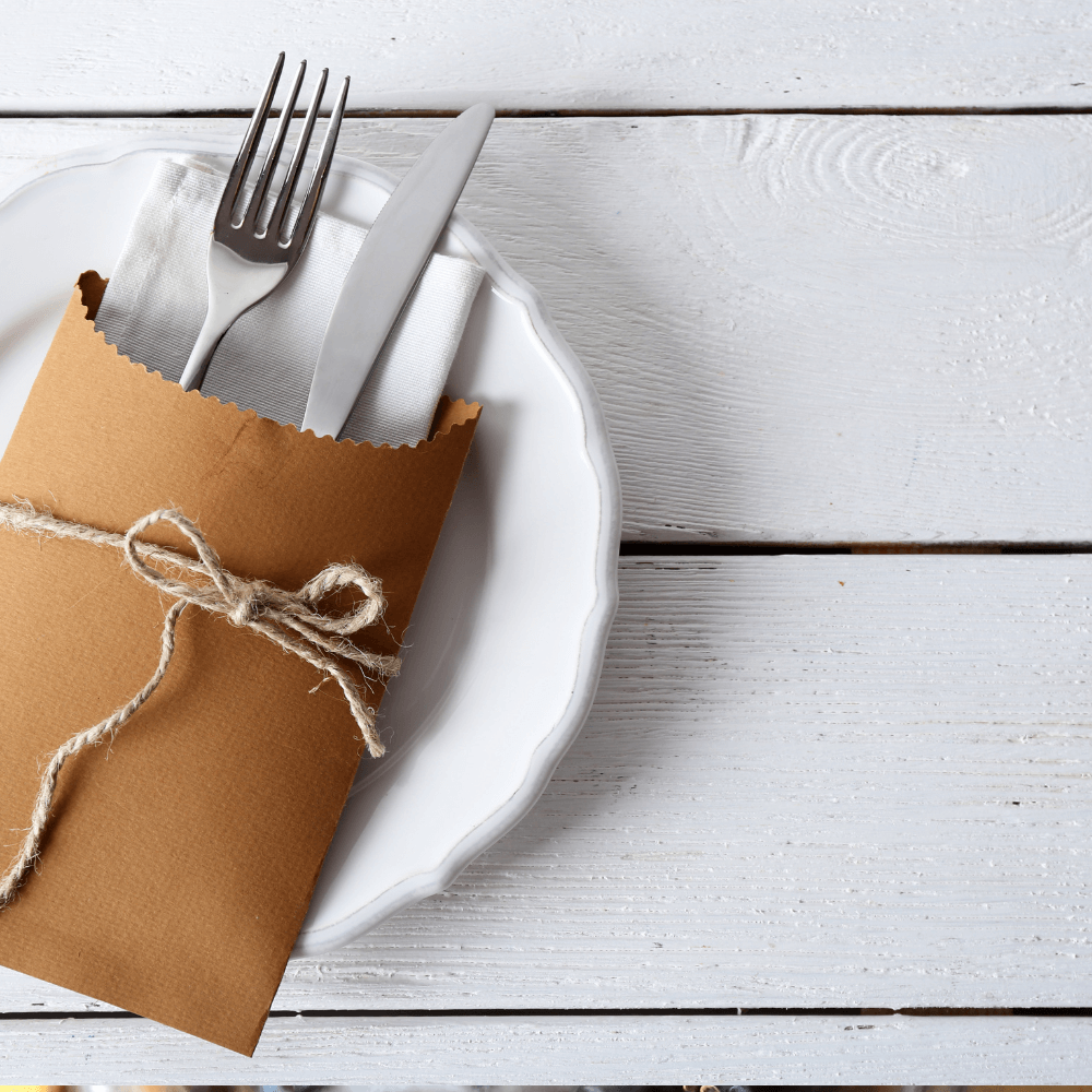 Bestecktaschen Papier für jeden Anlass