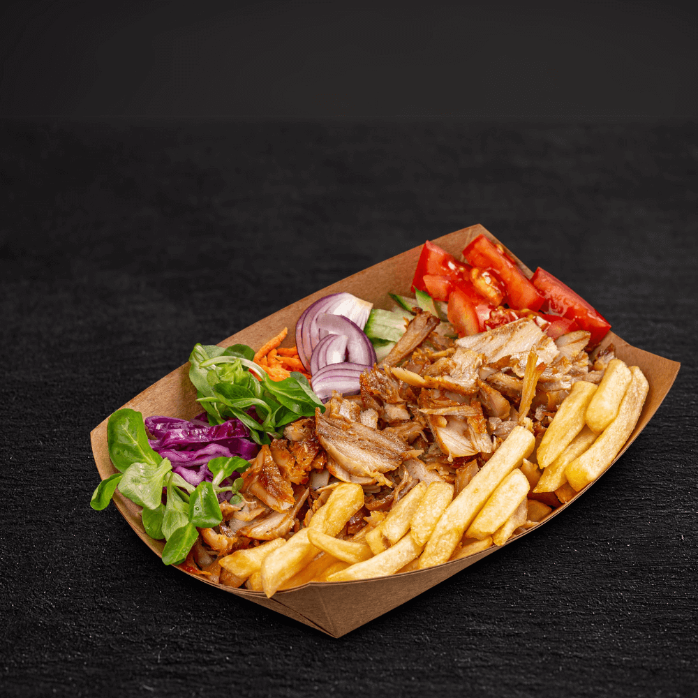 TakeAway Foodschale fĂŒr Dönnerteller