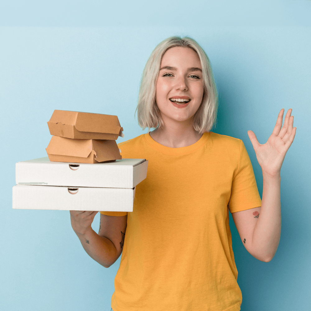 Take Away Menüboxen für Lieferdienst