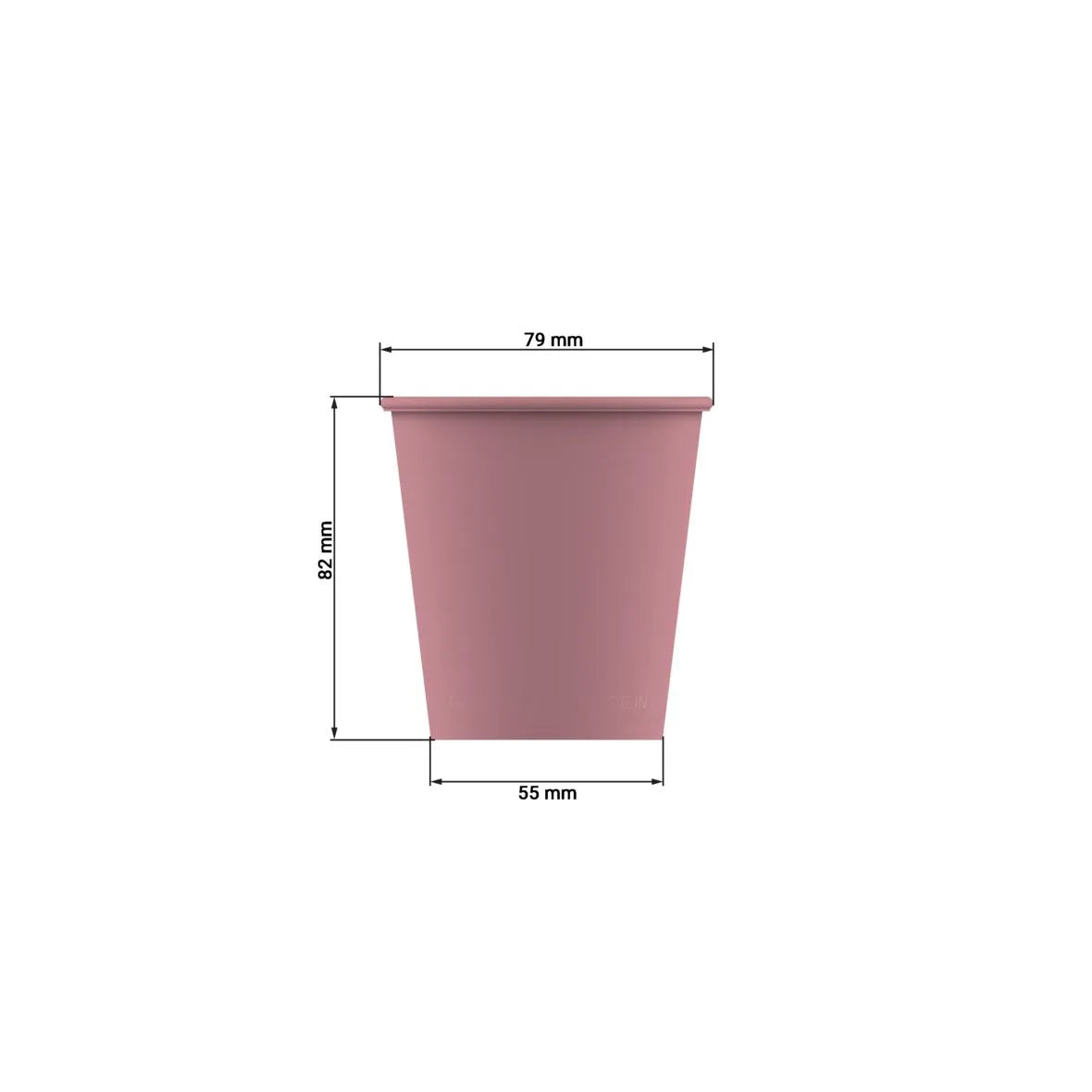 Mehrweg-Kaffeebecher ToGo, PP, 200ml, Ø79x82mm