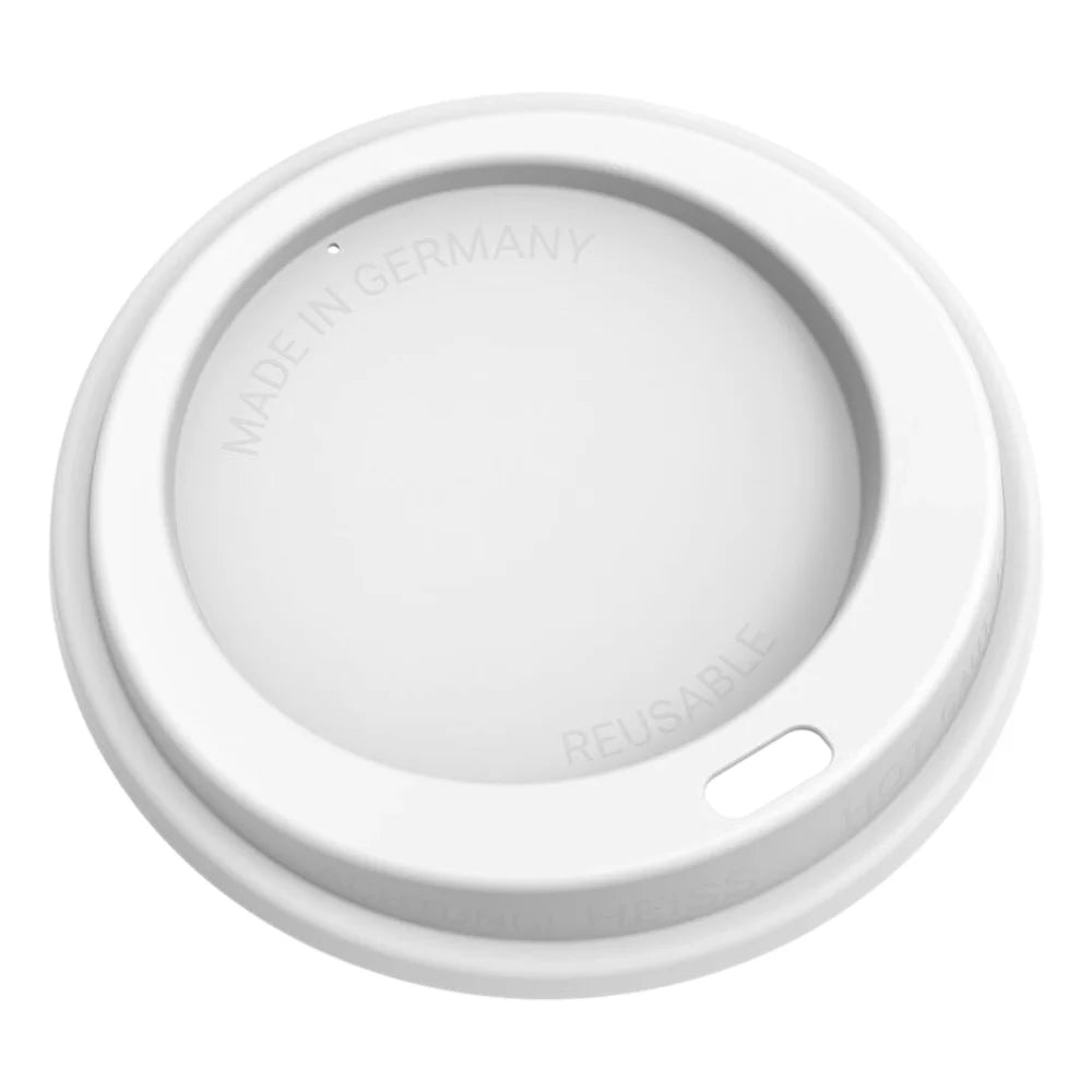 Mehrweg-Deckel in weiß für Mehrweg-Kaffeebecher ToGo, PE