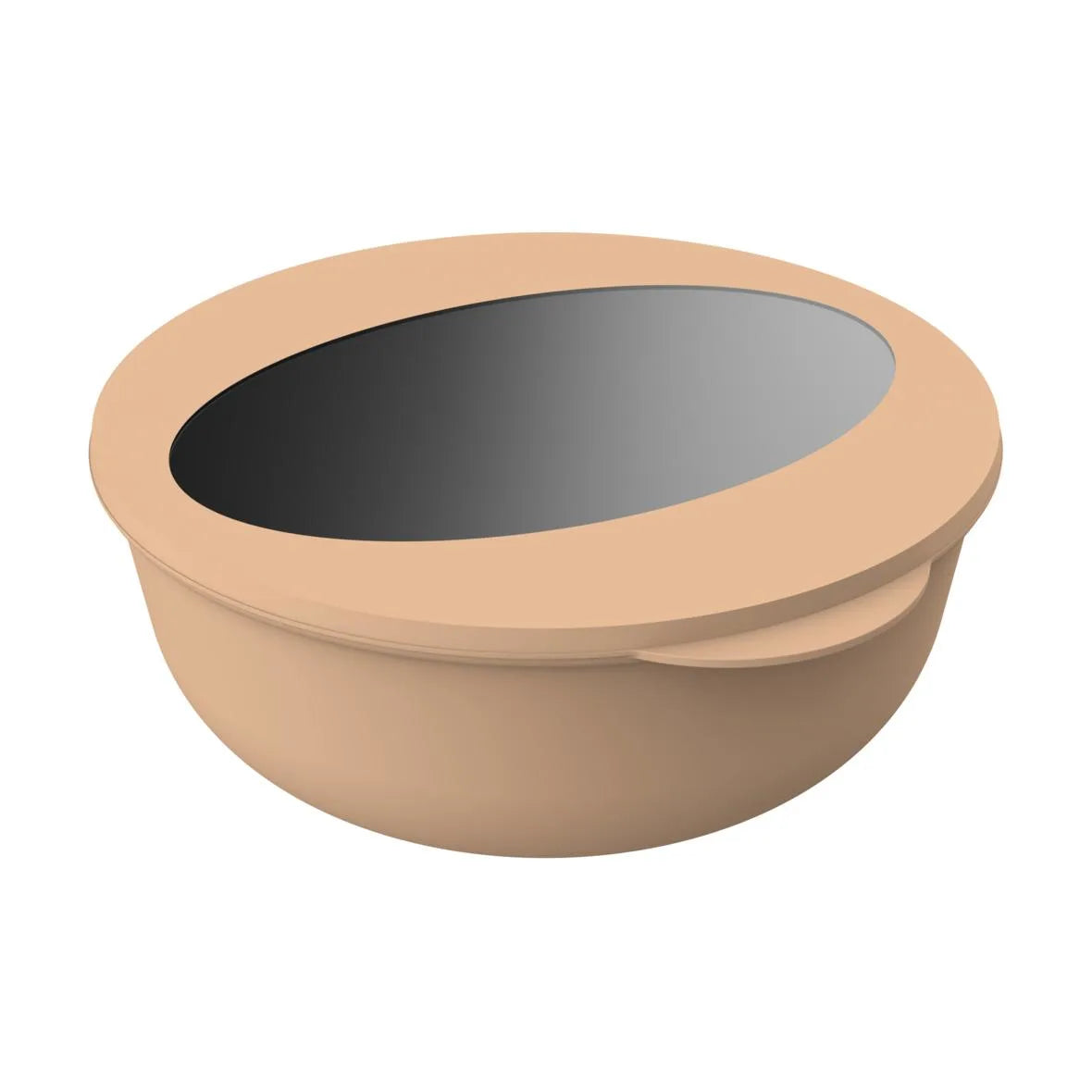 Mehrweg-Food-Bowl ToGo inkl. Deckel, Deluxe, 2200ml, Ø228x92mm