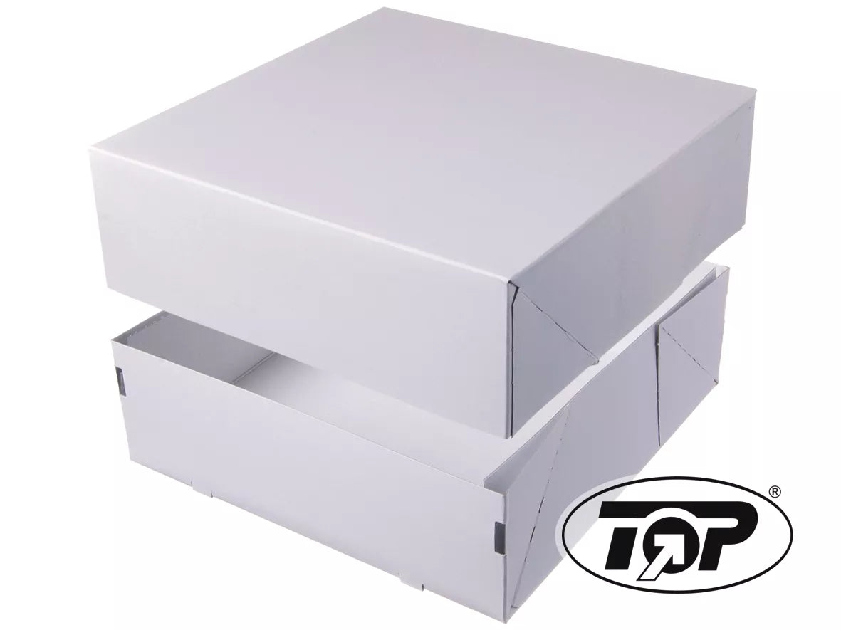 Tortenkarton Boden, Papier, 328x328x108mm, weiß - Better-Pack UG