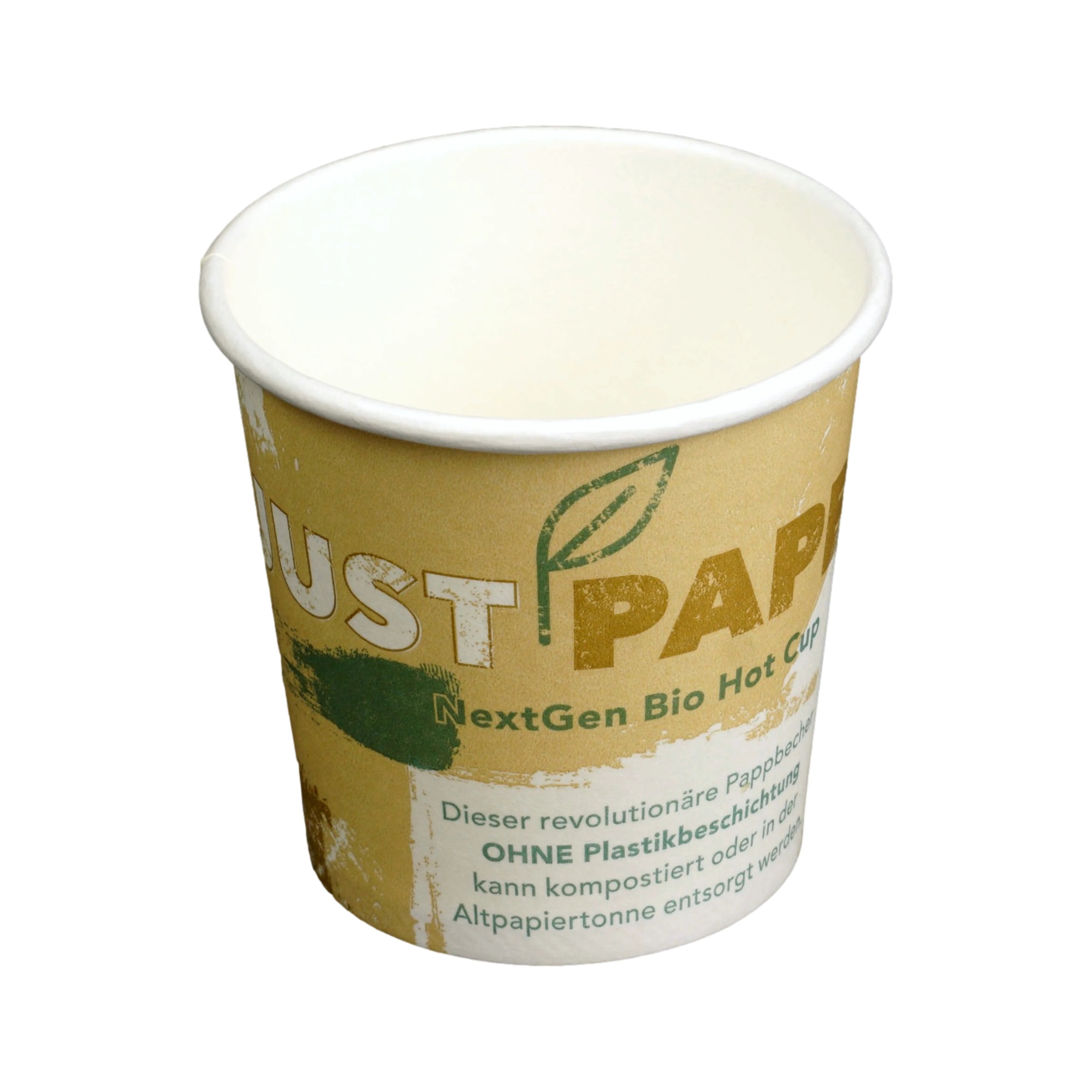 Kaffeebecher To Go "Just Paper", Karton, Neutraldruck