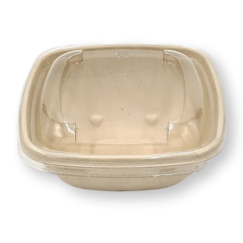 Salatschalen "BePulp", Bagasse, quadratisch