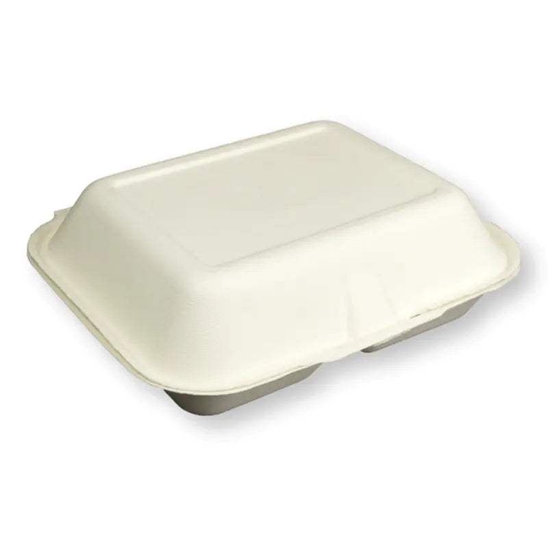 Menüboxen, Bagasse, 24x20x8cm, eco-friendly, natur