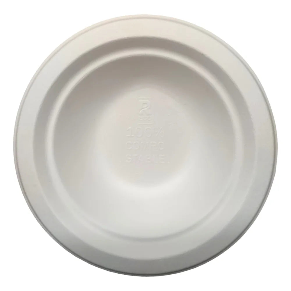 Bagasseschale, 200ml, naturweiß